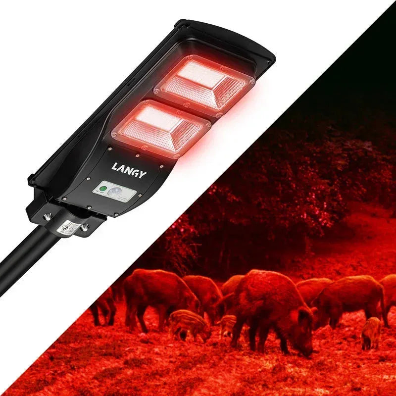 Luce solare da caccia esterna: FAQ luce rossa vs bianca