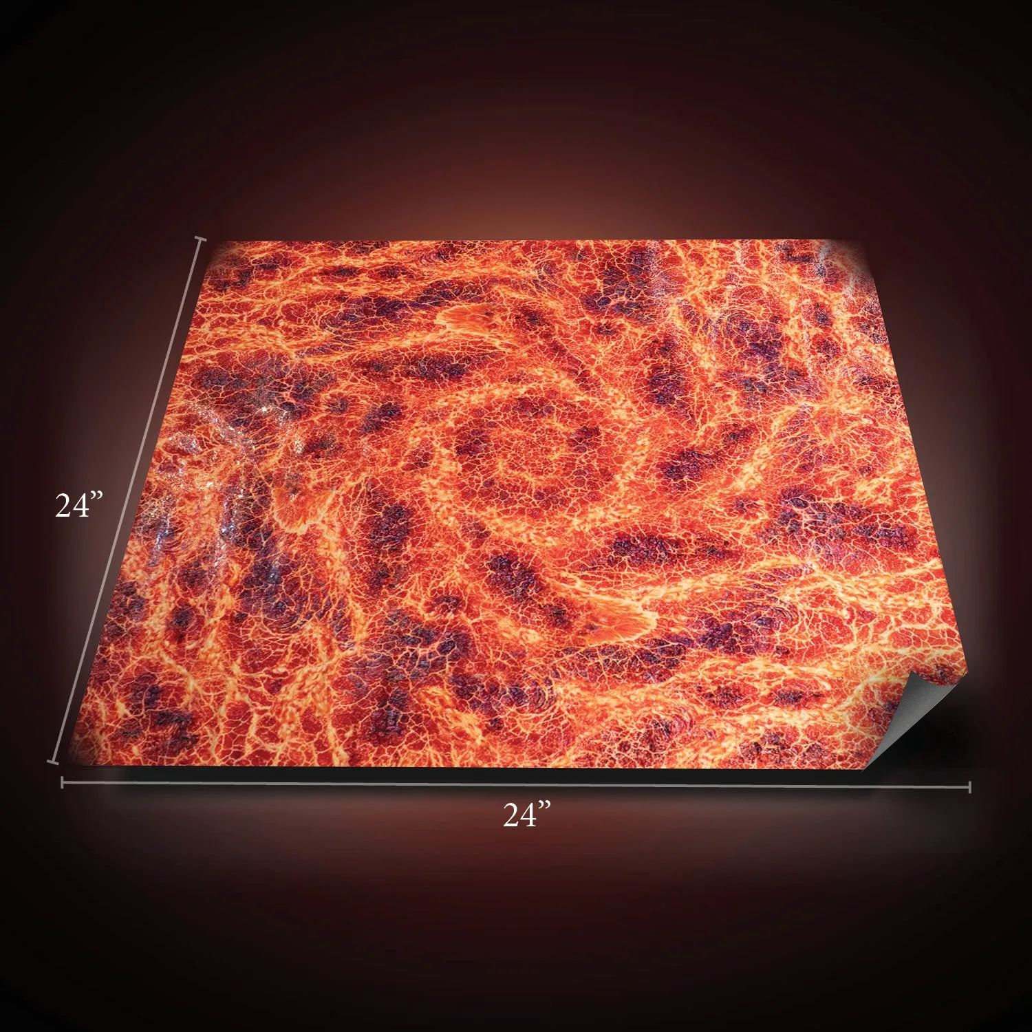 Texture Mat 24" x 24": Magma Pool (Gridless)