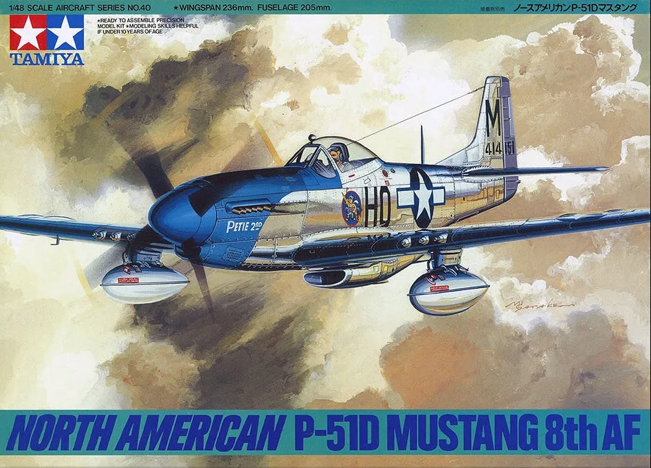 1/48 P-51D Mustang 8th Air Force: Tamiya Build Tips