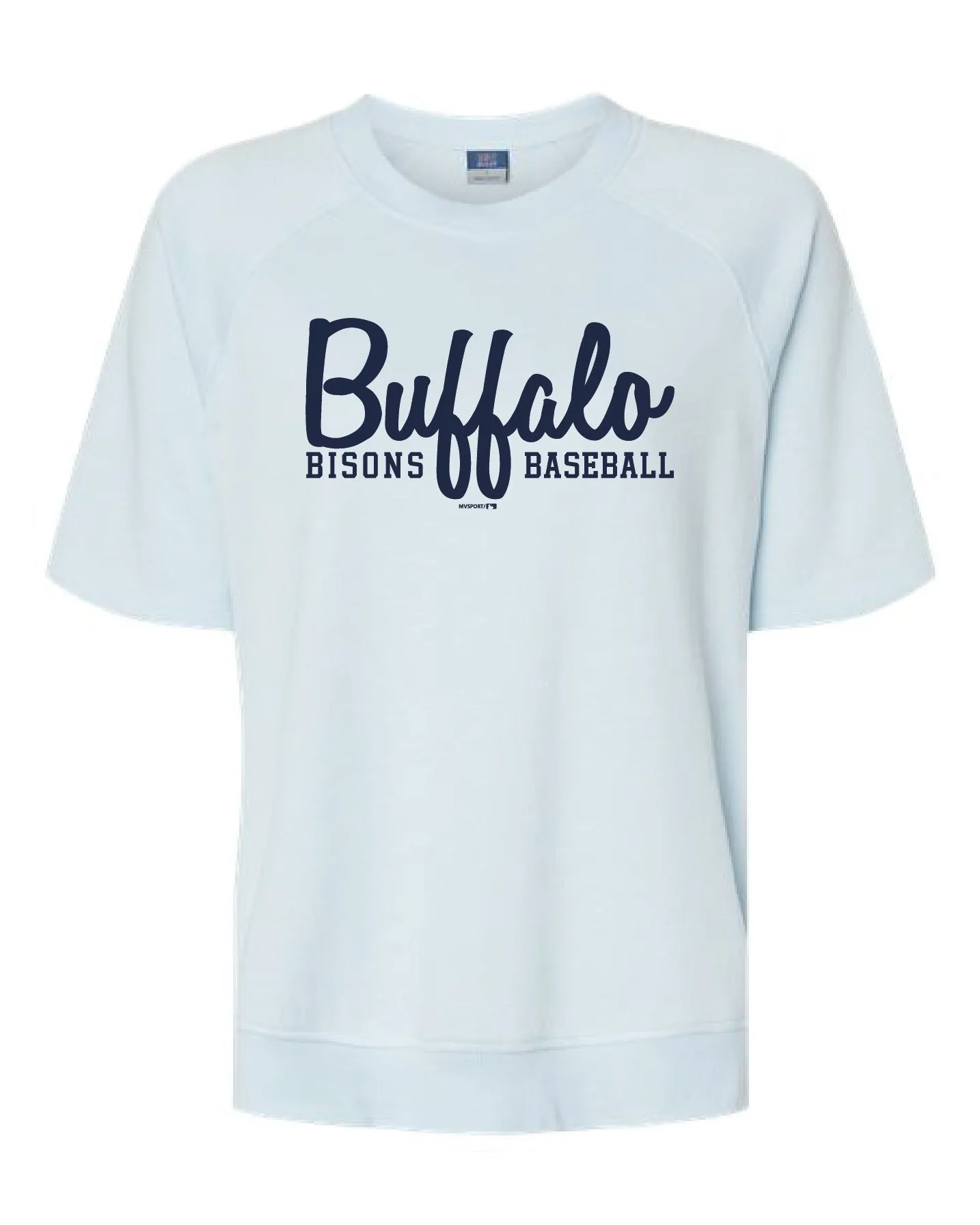 Buffalo Bisons Arctic Blue Terry Crew Tee: Onderhoudsgids