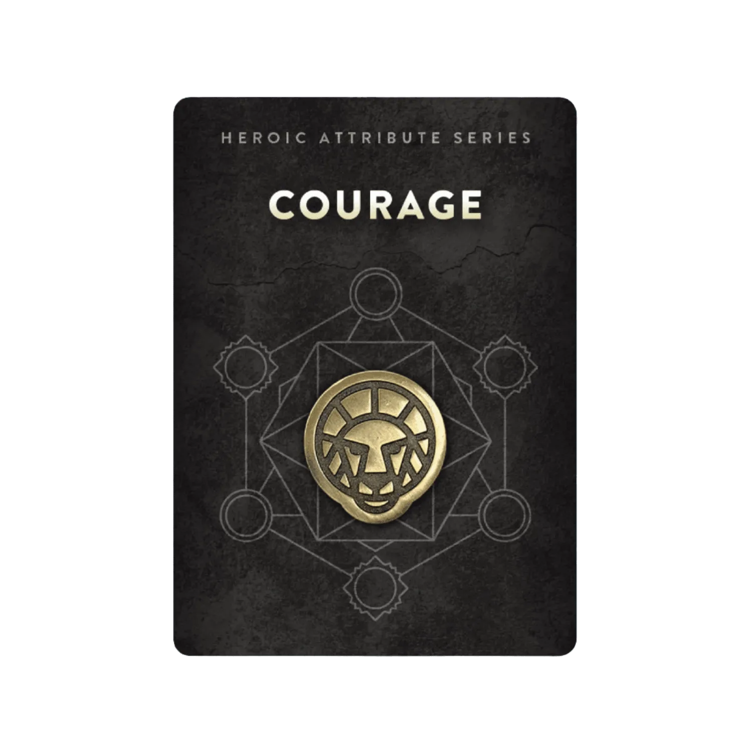 Heroic Attribute Series: Courage Pin