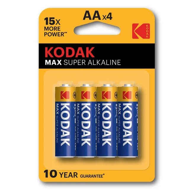 بطاريات Kodak Max AA: طاقة لمعدات الكاميرا