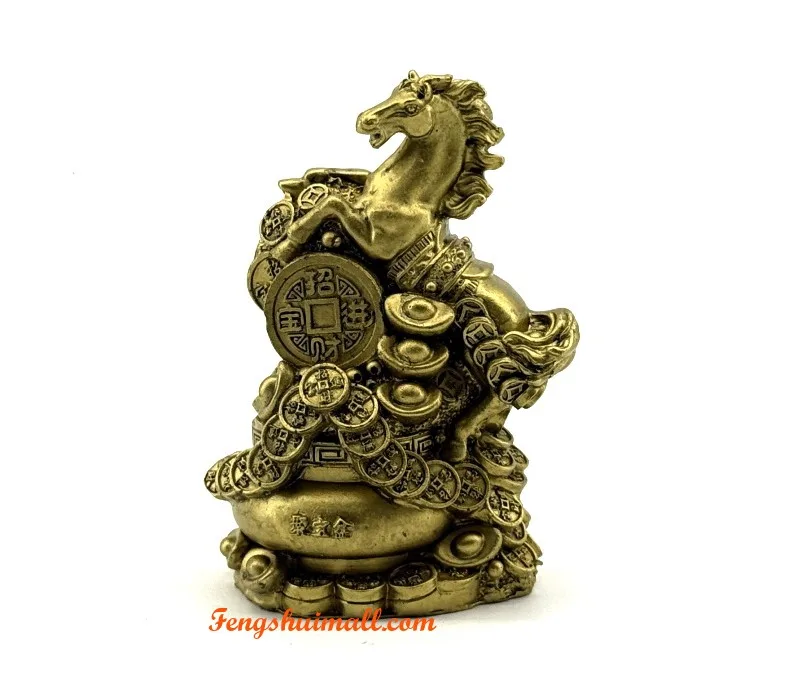 Prosperity Horse with Wealth Pot for Abundance