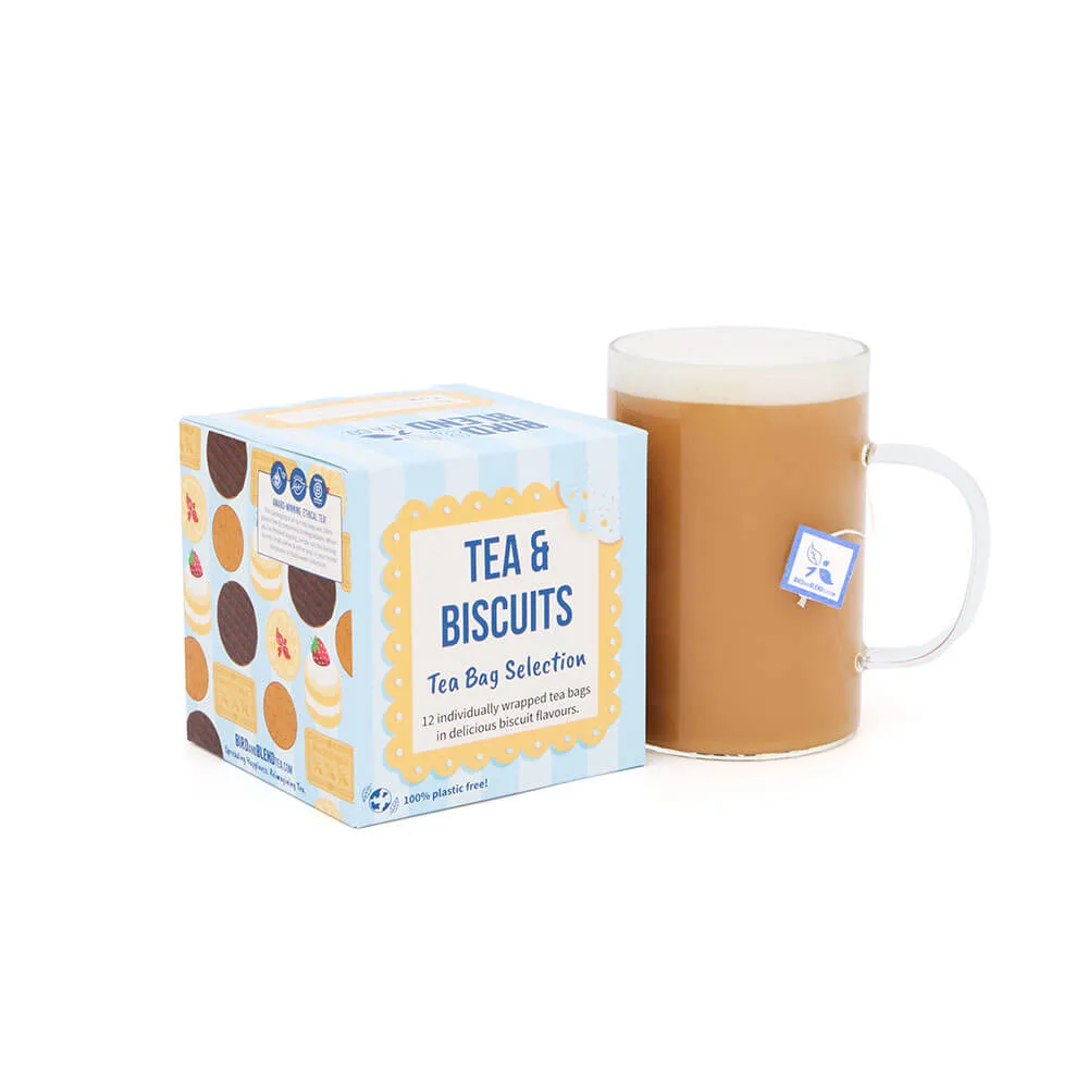 Tea & Biscuits Tea Bag Selection Gift Cube