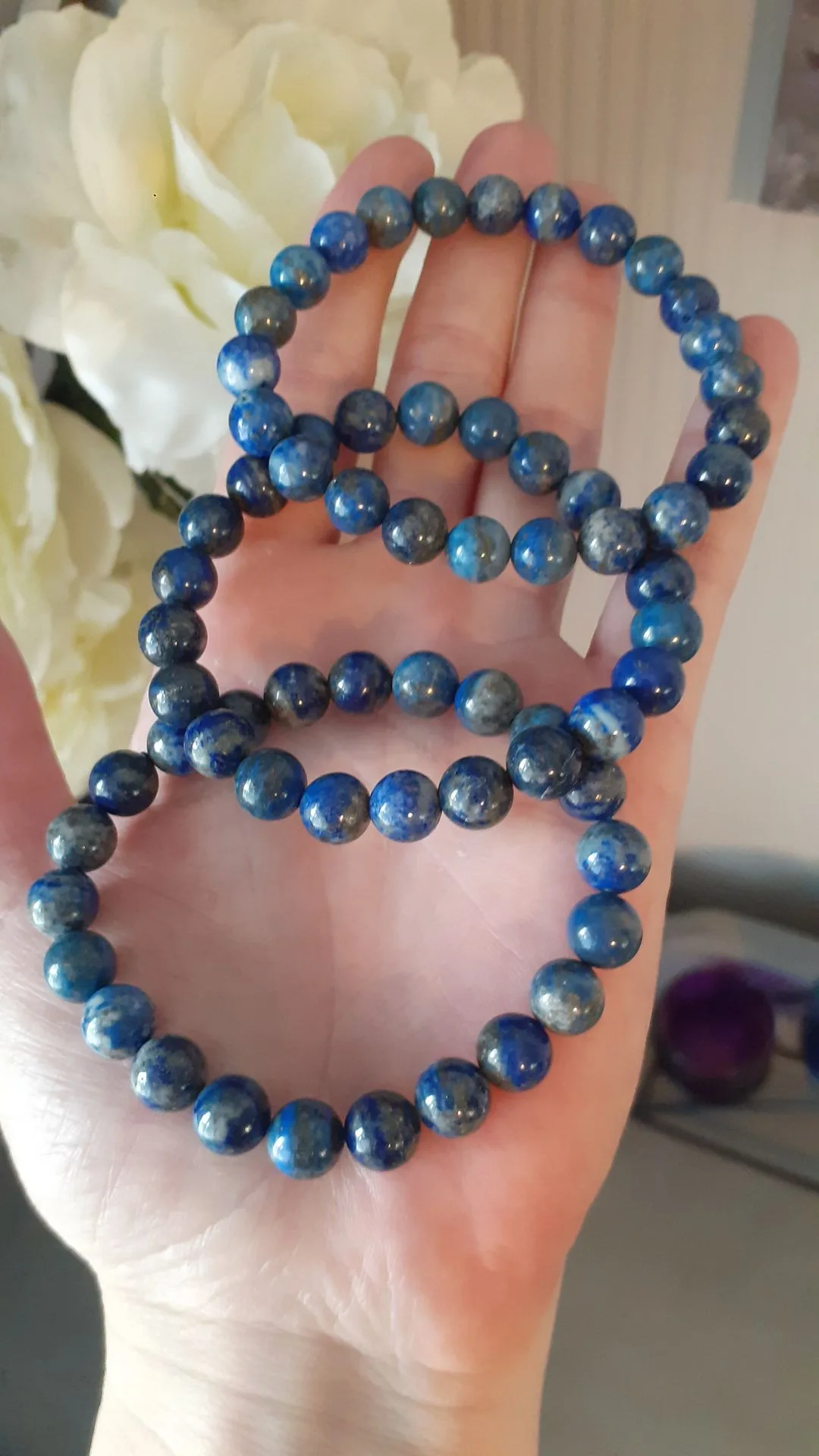Lapis Lazuli Bead Bracelet