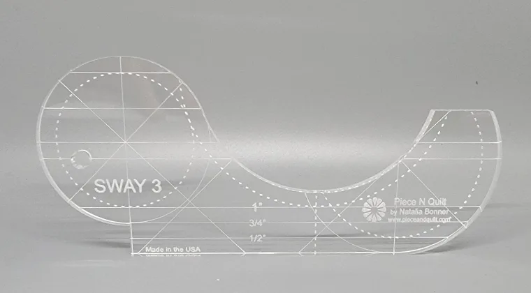 Sway 3 Machine Quilting Ruler
