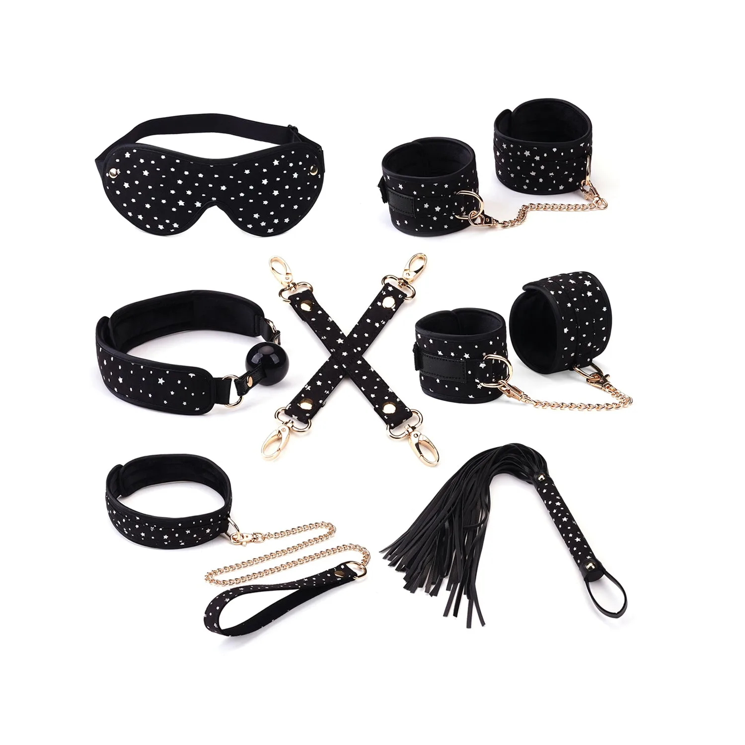 Bound You: Starry Nights Beginner's Bondage Kit (7 pieces)