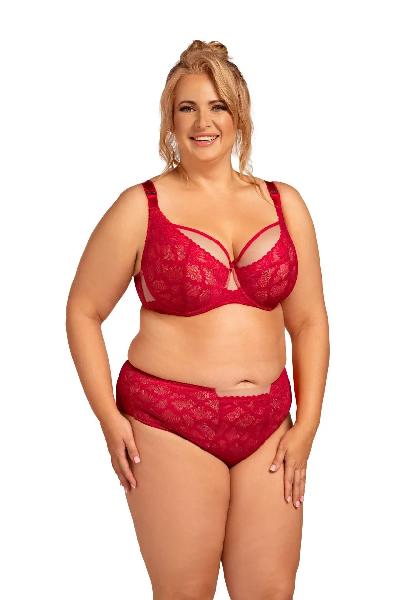 Tiffany Soft Czerwień N550 - Biustonosz - 100