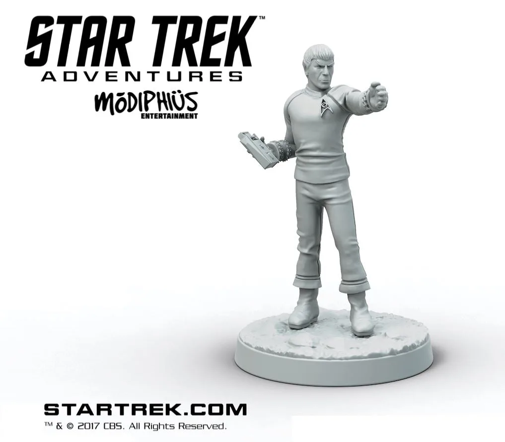 Star Trek Adventures - Stampa a Casa - Miniature Equipaggio di Plancia TOS Spock