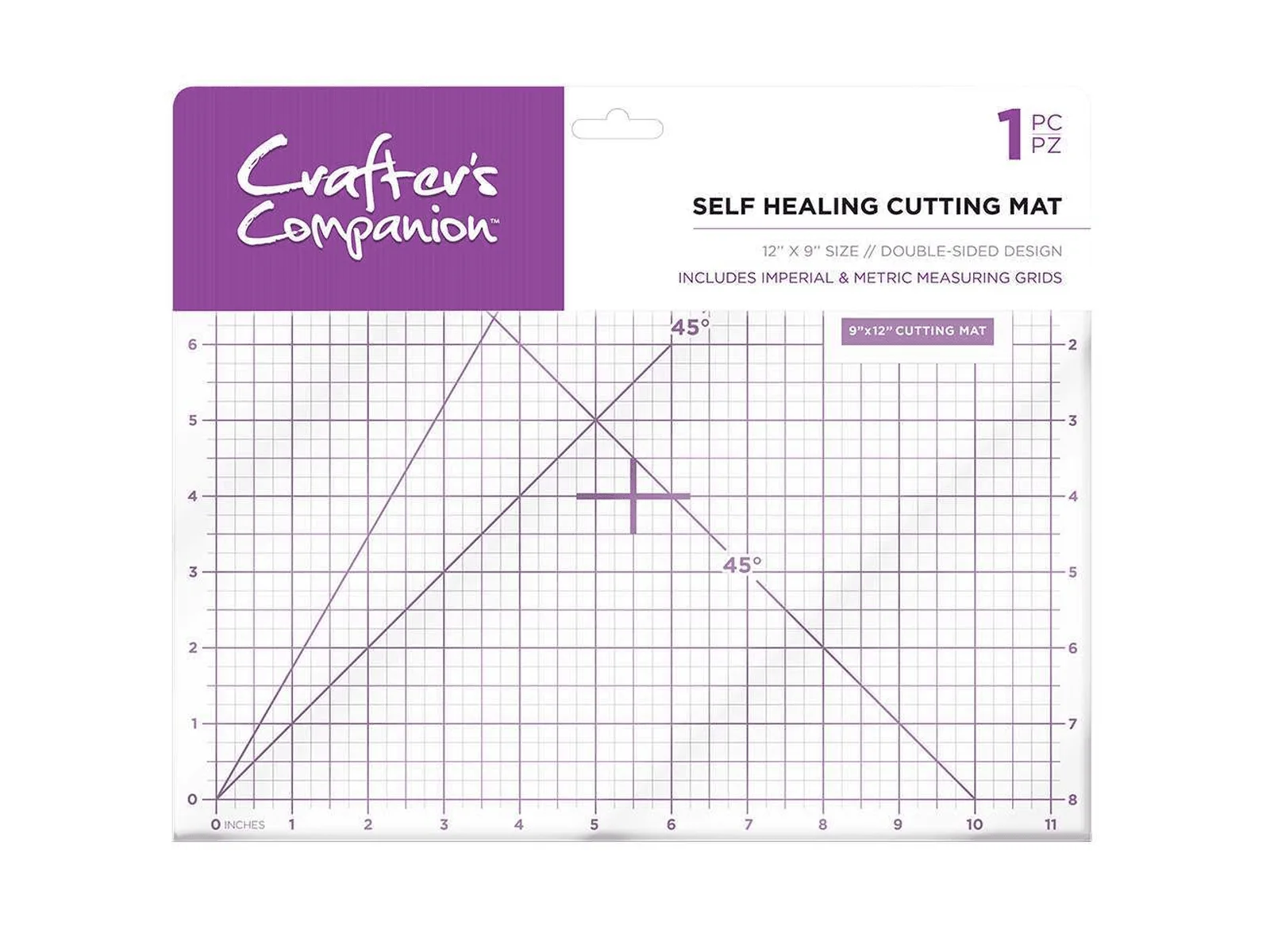 Crafter's Companion Cutting Mat - 12"x9"