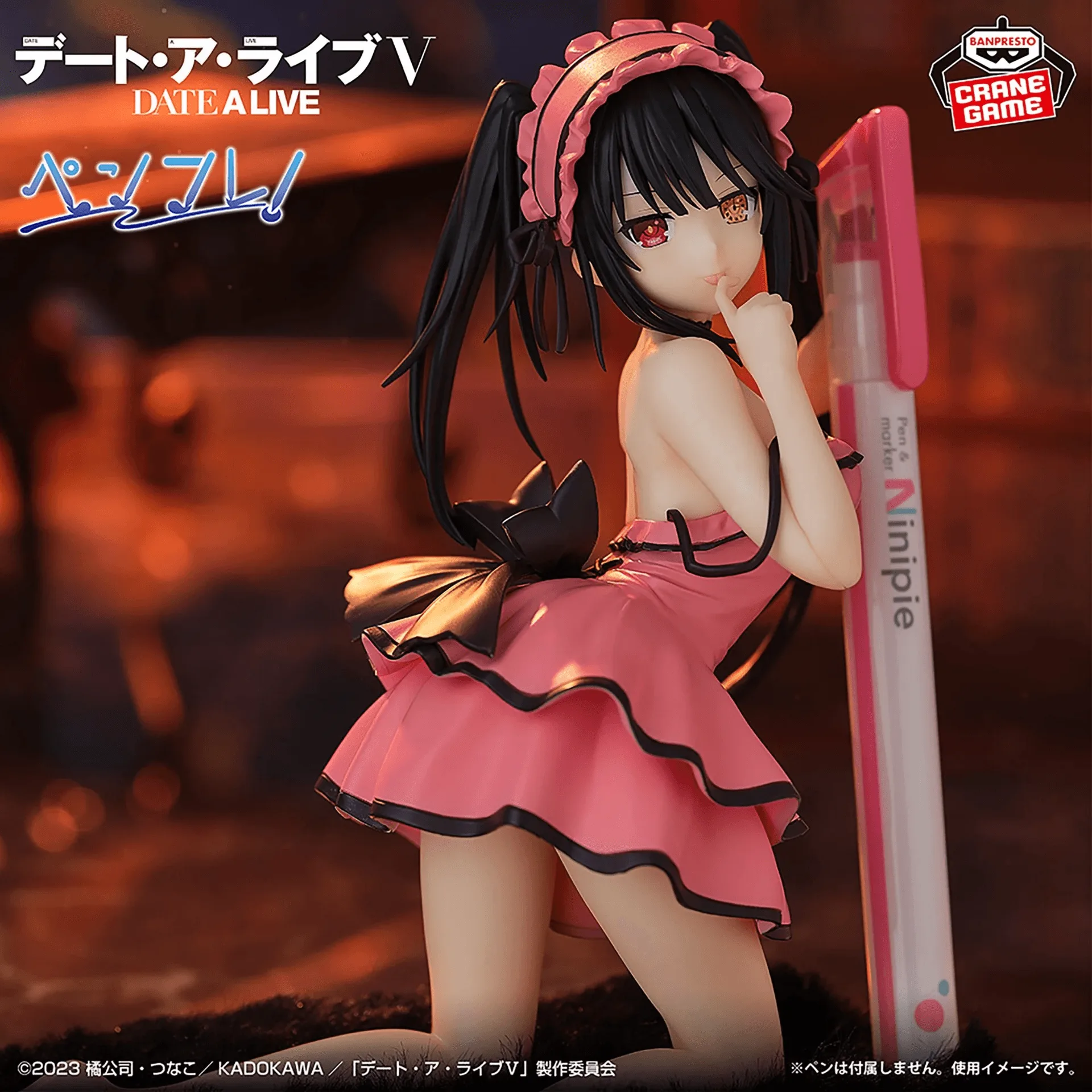 Date A Live V Kurumi Tokisaki PenFre! Figurka Sweet Silk Wear Ver.