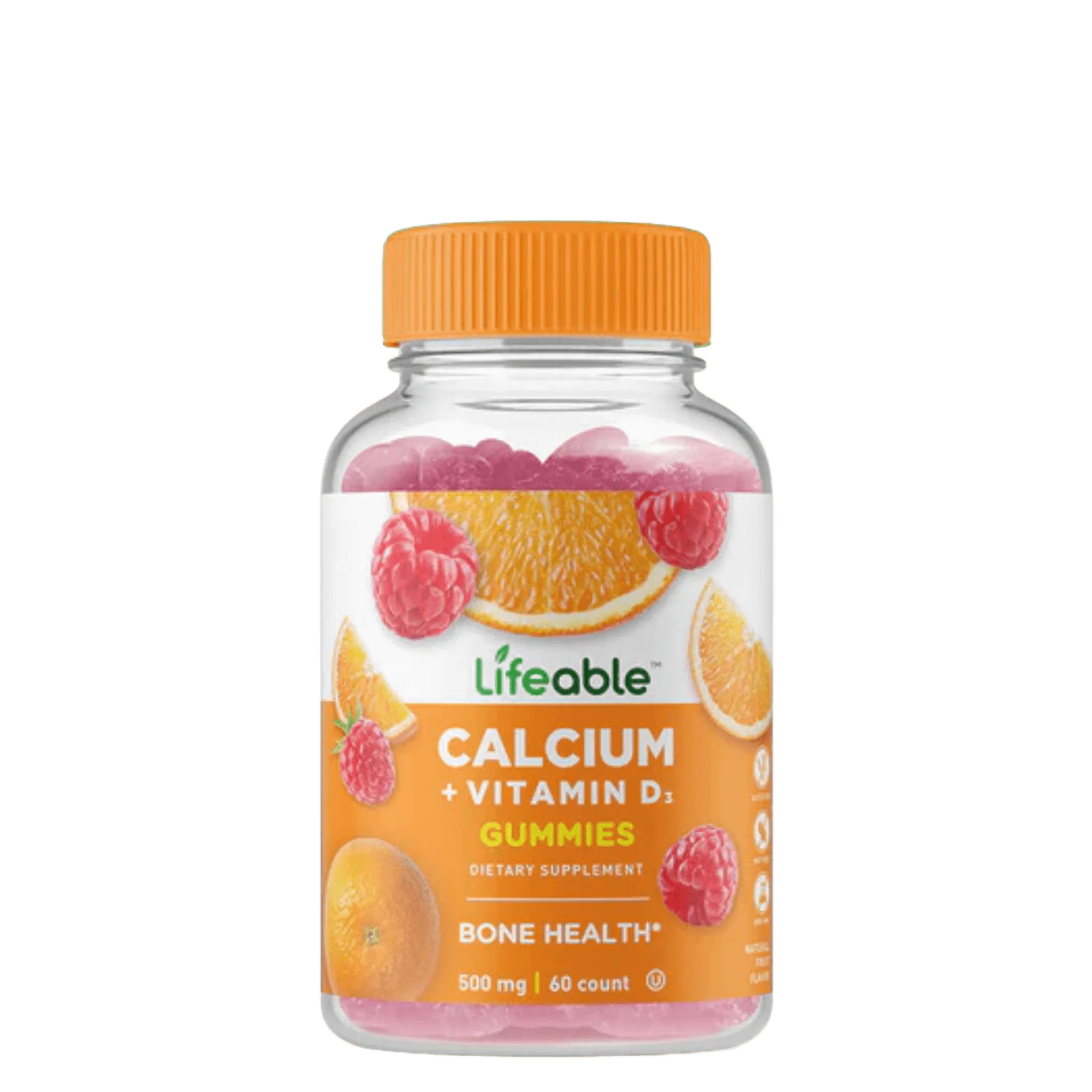 Gumové bonbony s vápníkem a vitamínem D