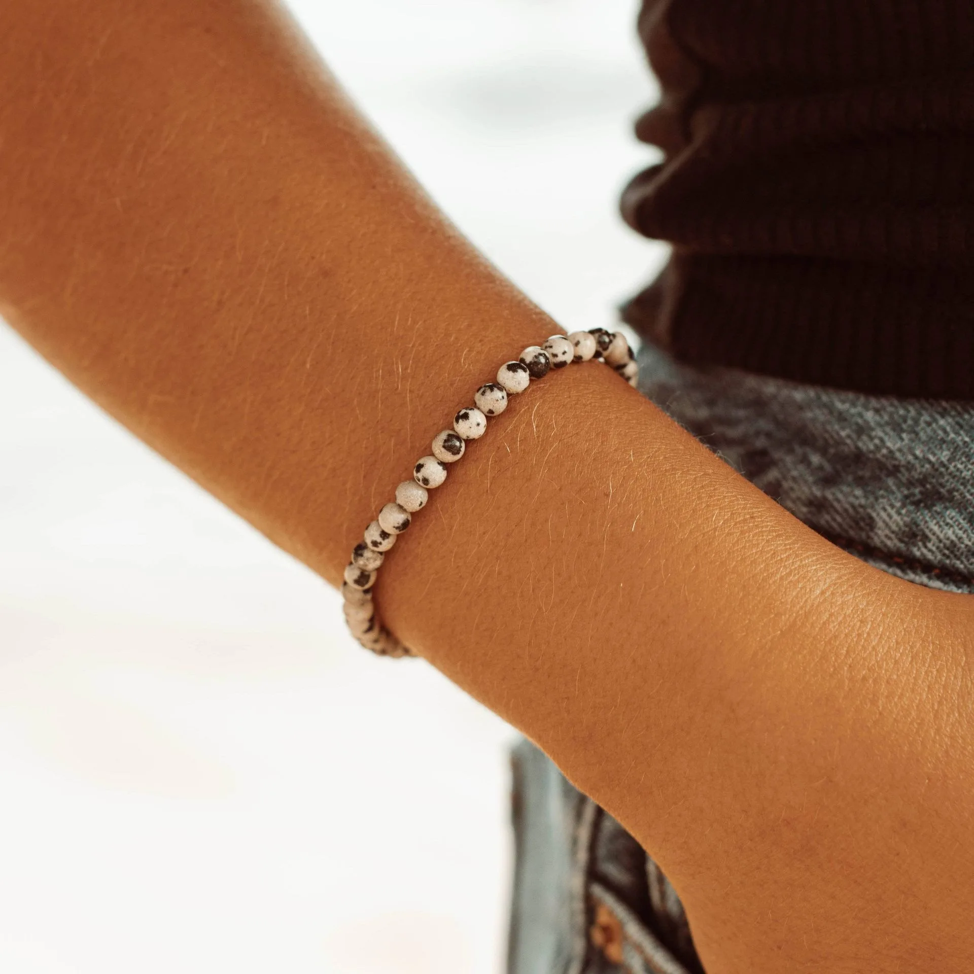 DALMATIAN JASPER ENERGY BRACELET