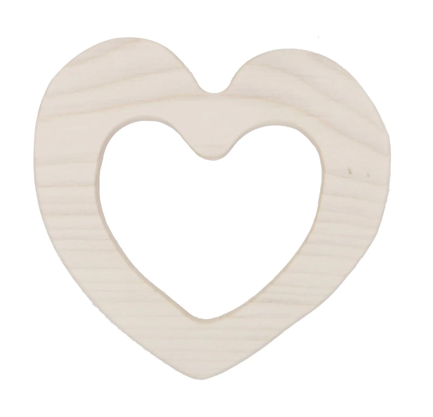 wooden teether - love