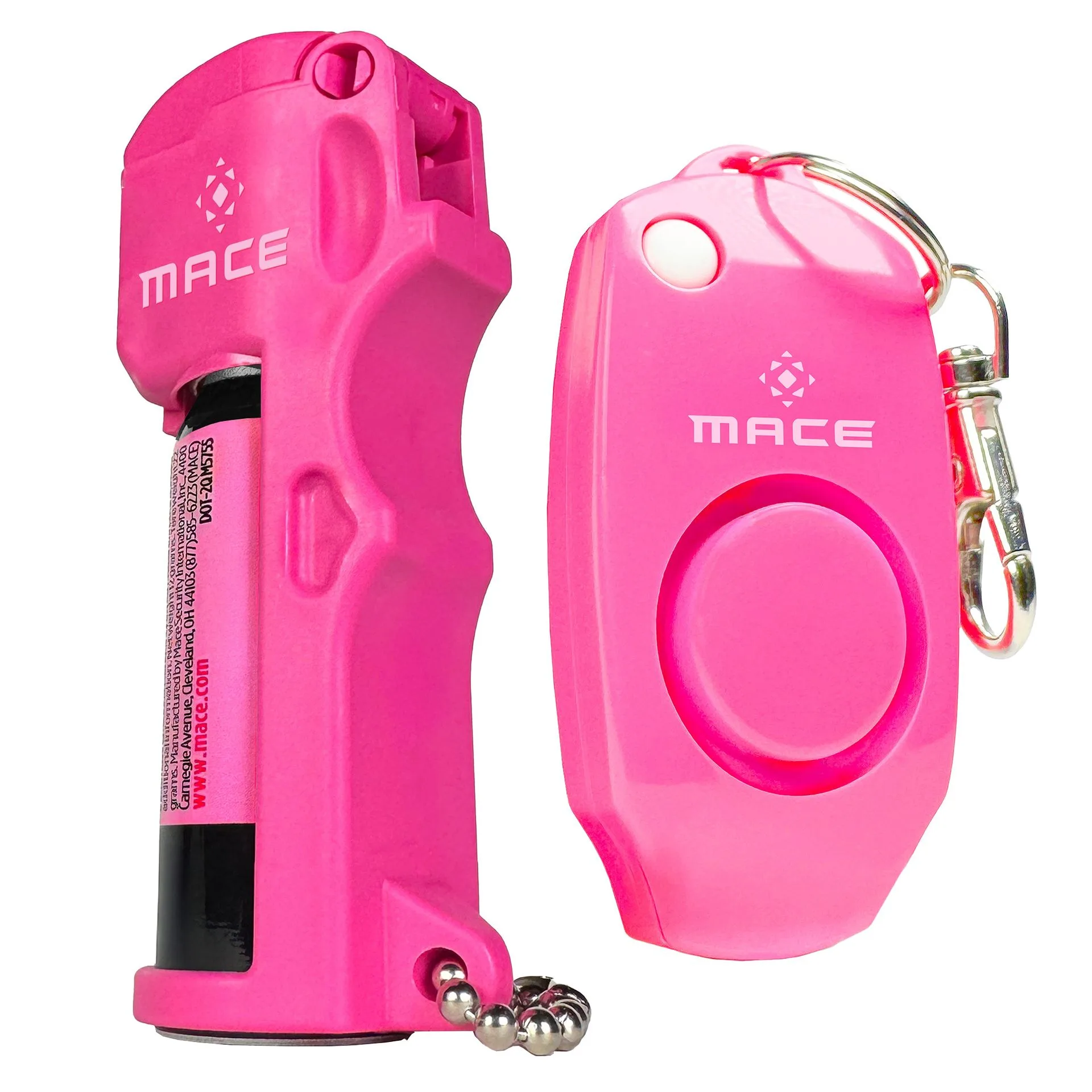 Mace Pepperspray og Personlig Alarm Kombinasjonssett - Rosa