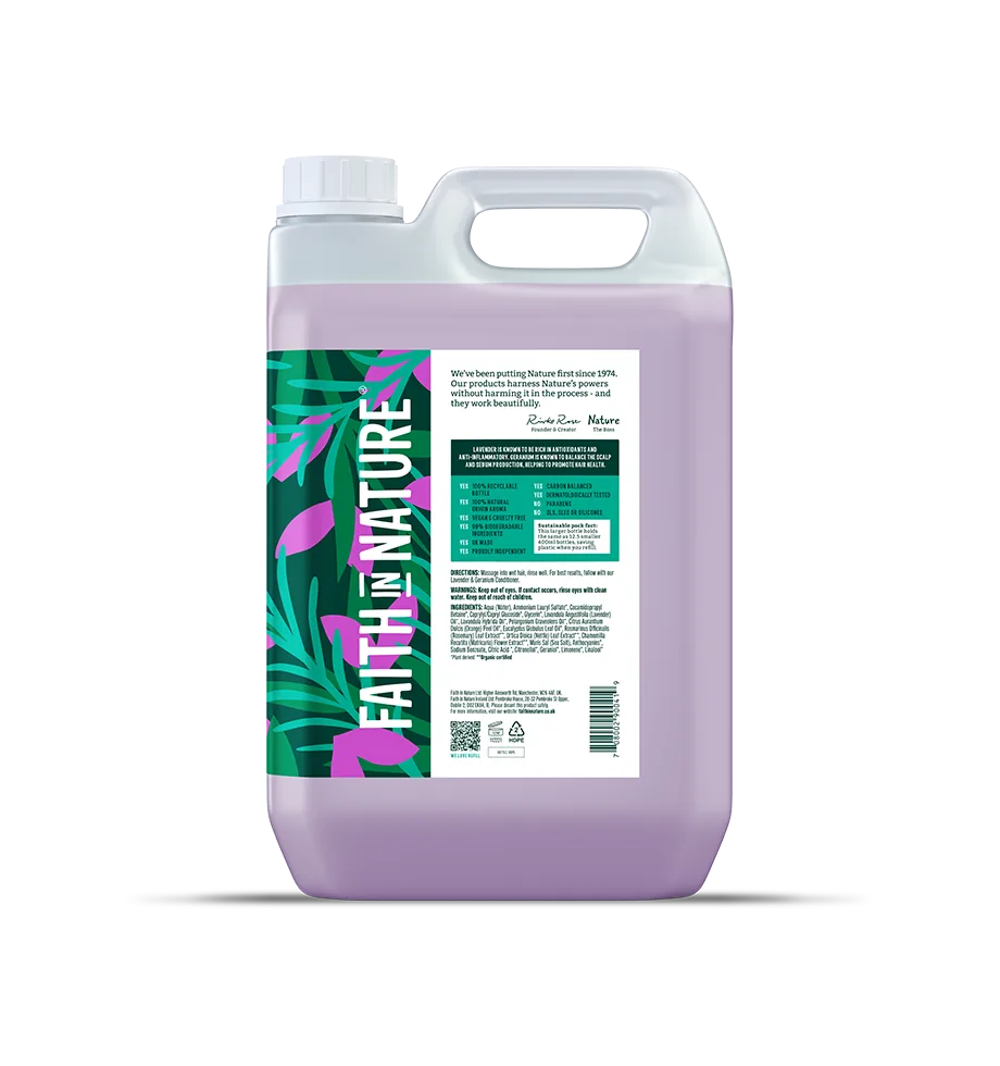 Lavender & Geranium shampoo - 5L