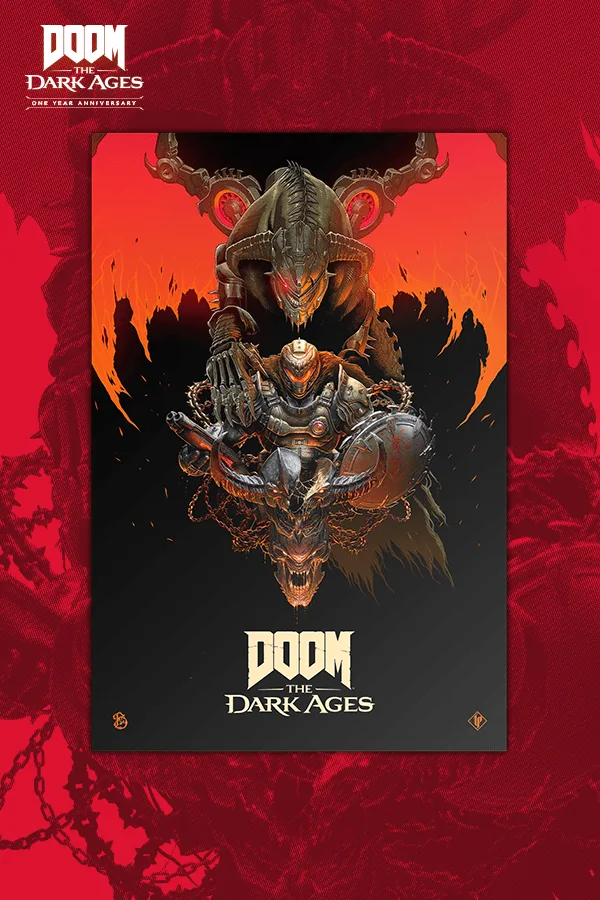 DOOM: The Dark Ages Luke Preece x Billelis Lithografie (Limited Edition)