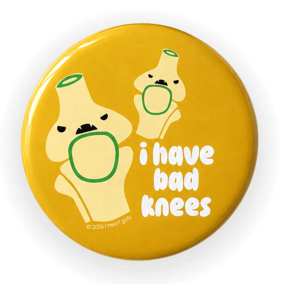 Imán I Have Bad Knees - Regalo mono de cirugía/reemplazo de rodilla, humor ortopédico