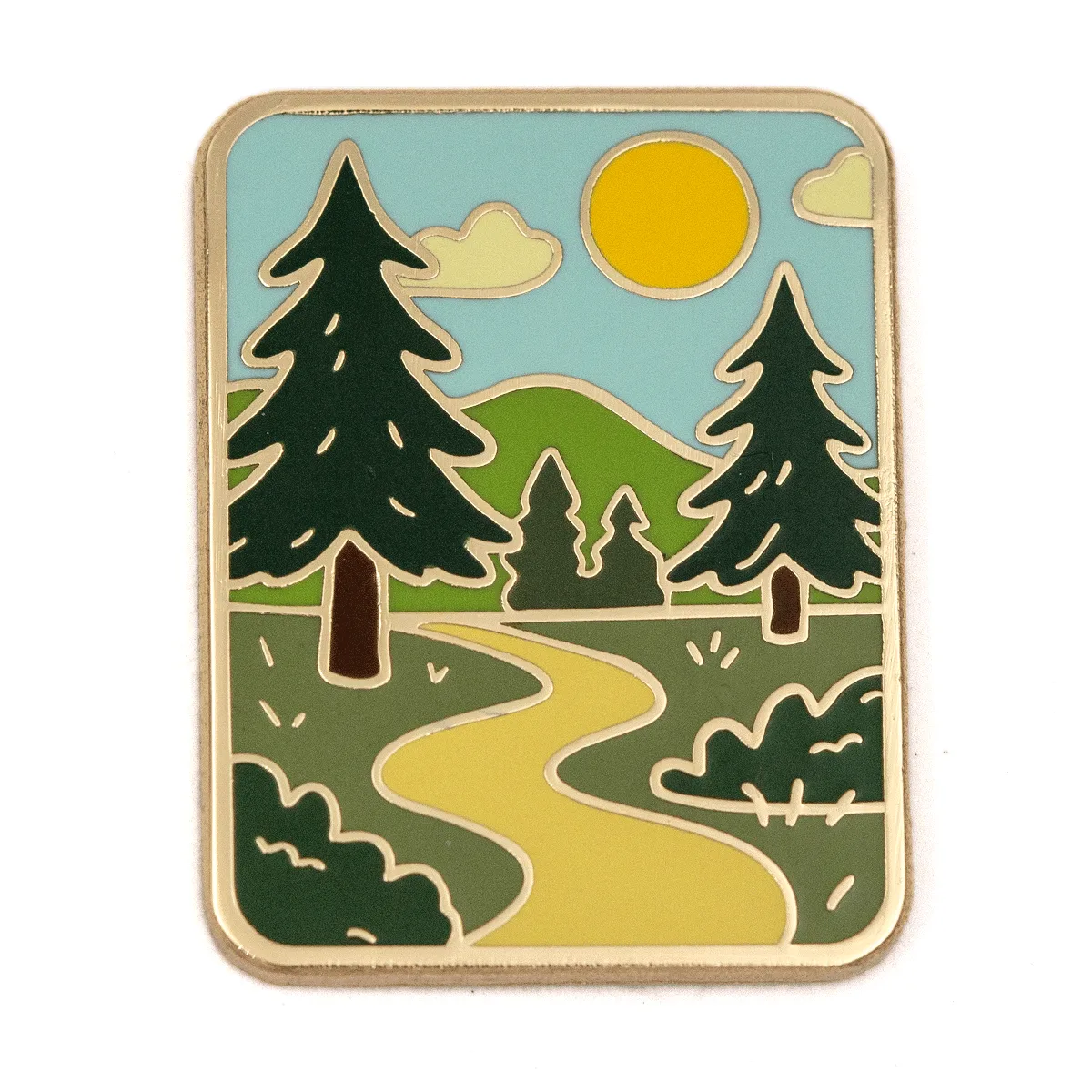 Spilla Timbro Natura Foresta