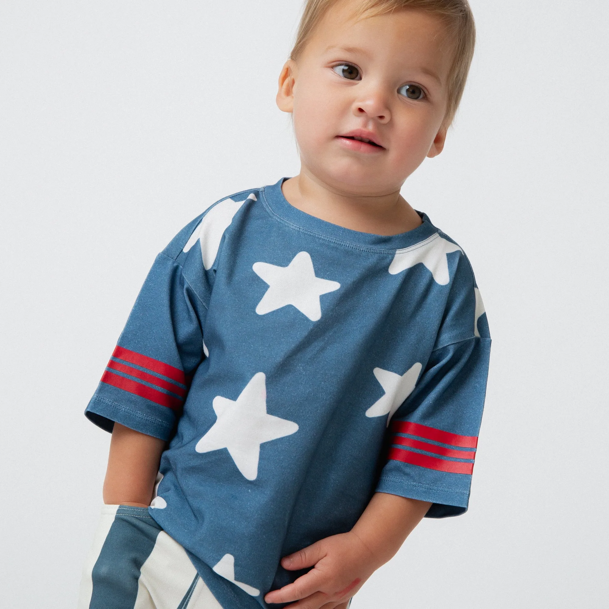 Drop Shoulder Tee - Big Stars