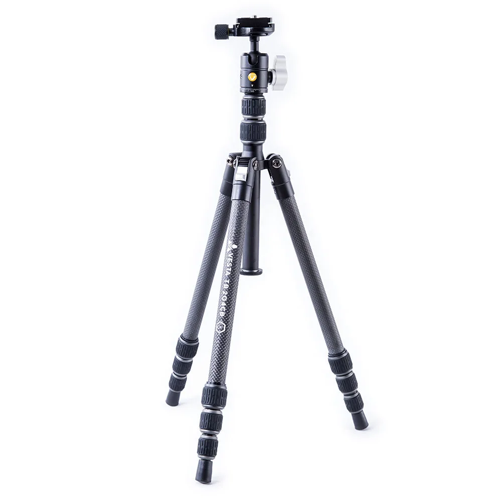 VESTA TB 204CB Carbon Fibre Travel Tripod - 3kg Load Capacity