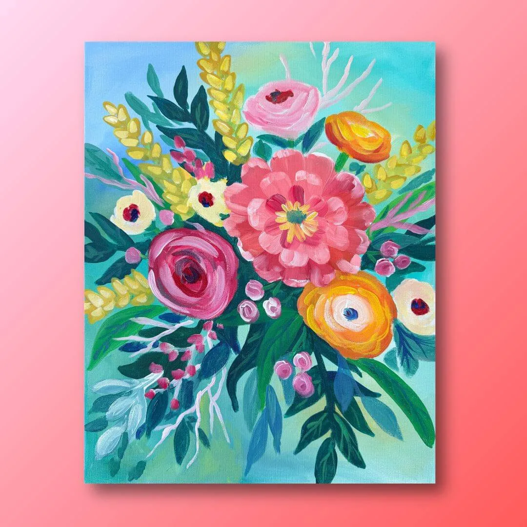 Cómo pintar corazones en flor: Tutorial paso a paso para el Día de San Valentín