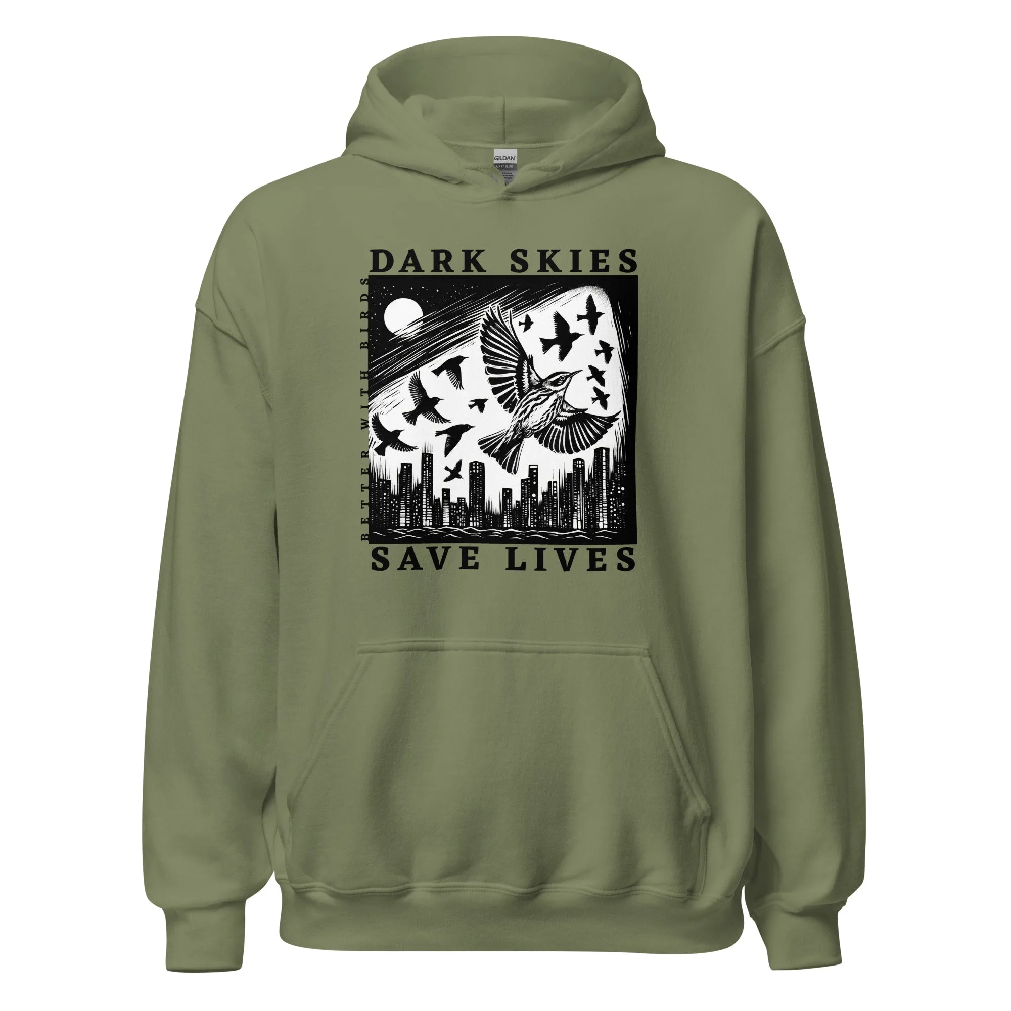 Sudadera unisex Dark Skies Save Lives