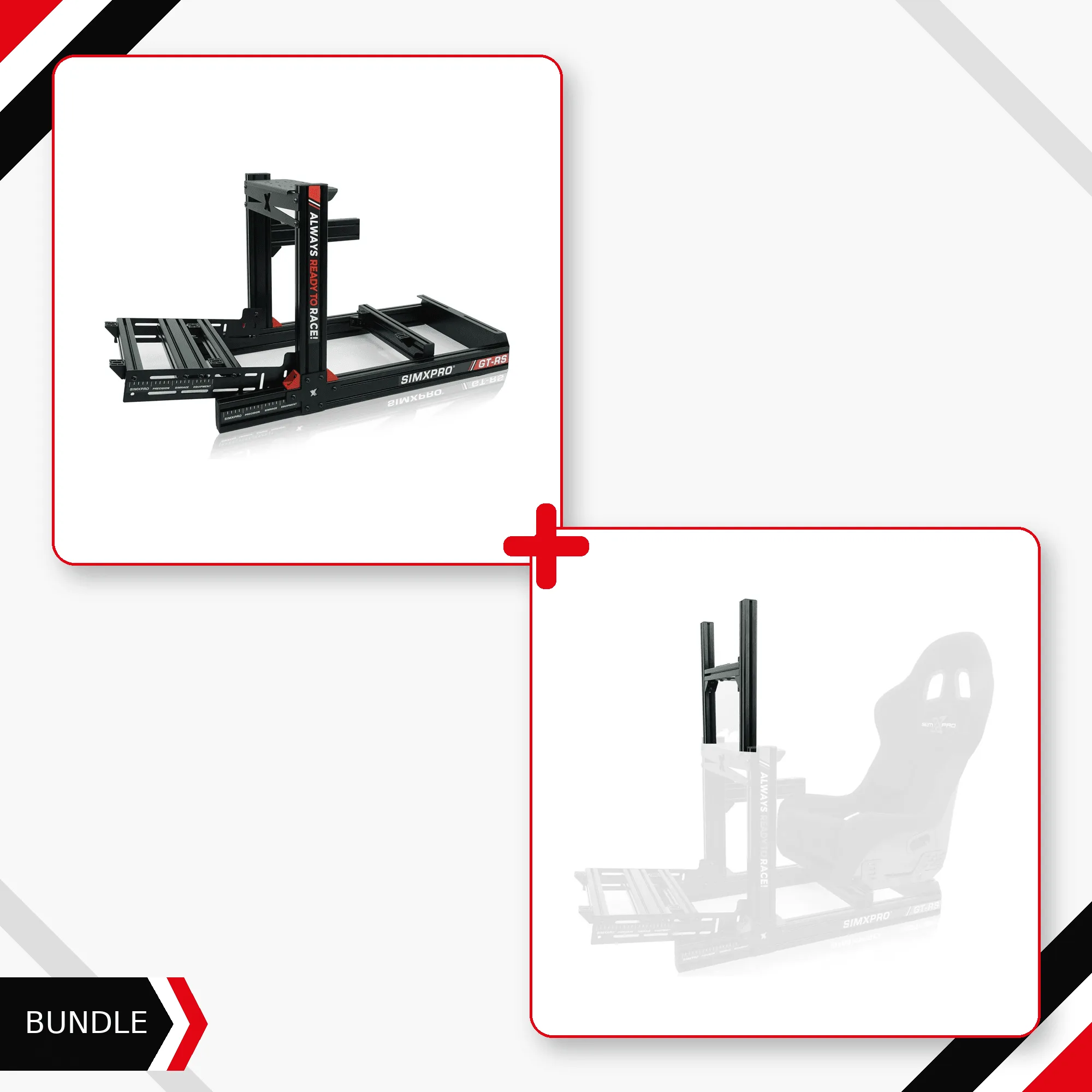 SimXPro GT-RS + Integrated Monitor Mount Bundle