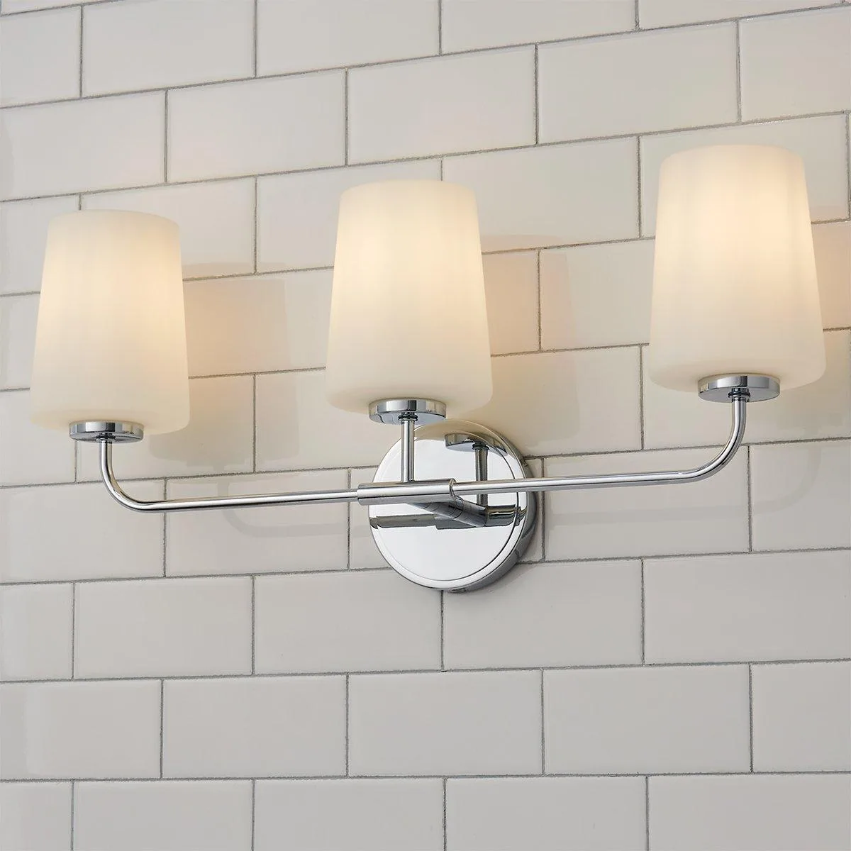 Jeida Opal Glass Vanity Light - 3 Light