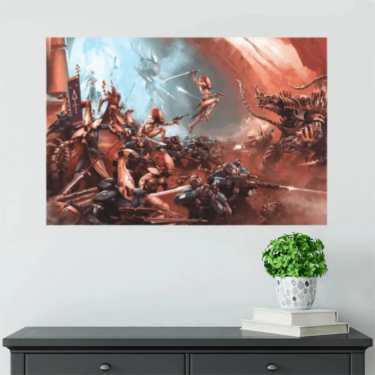 Aeldari Battle For Hymnos Poster