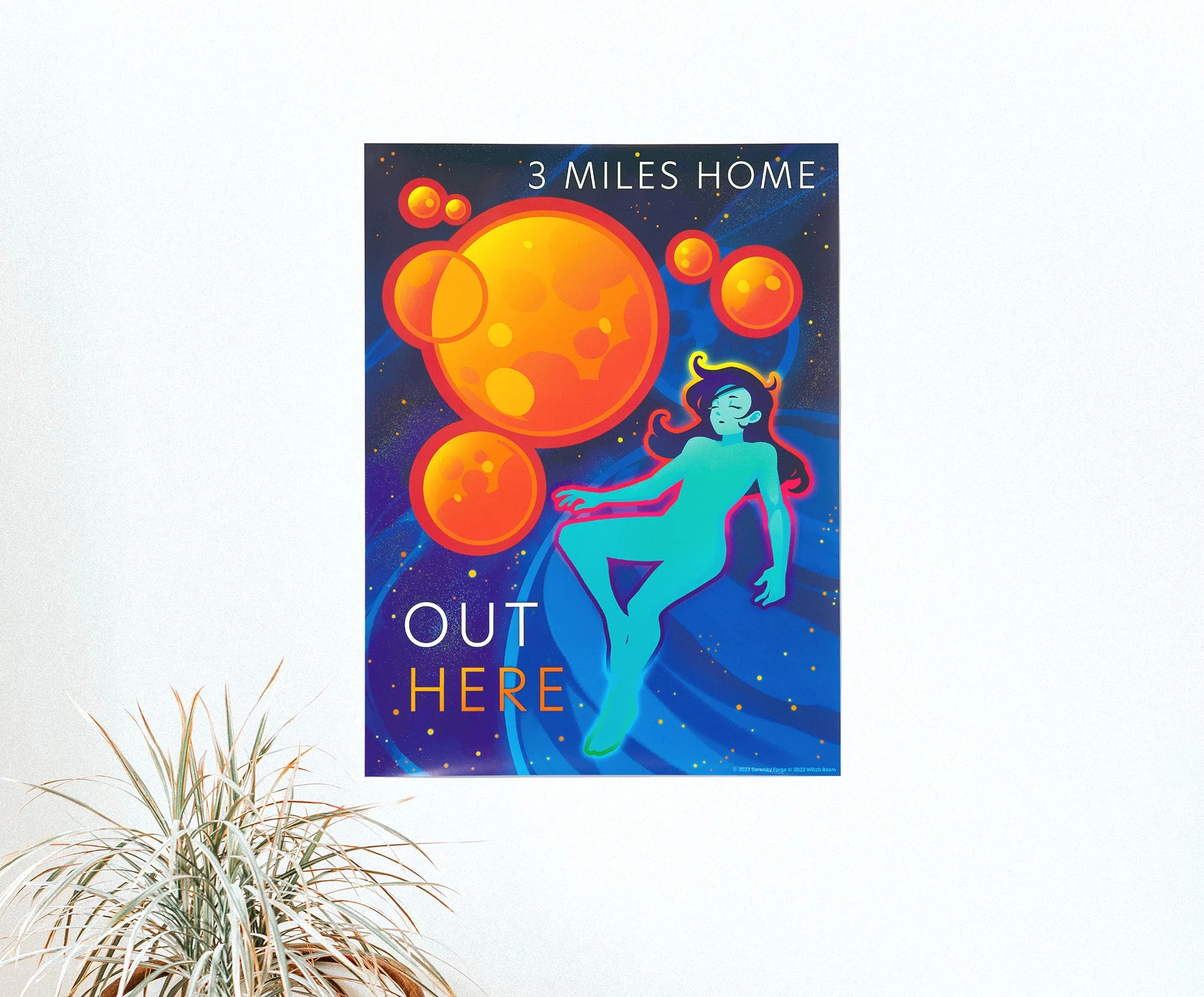 3 Miles Home Poster