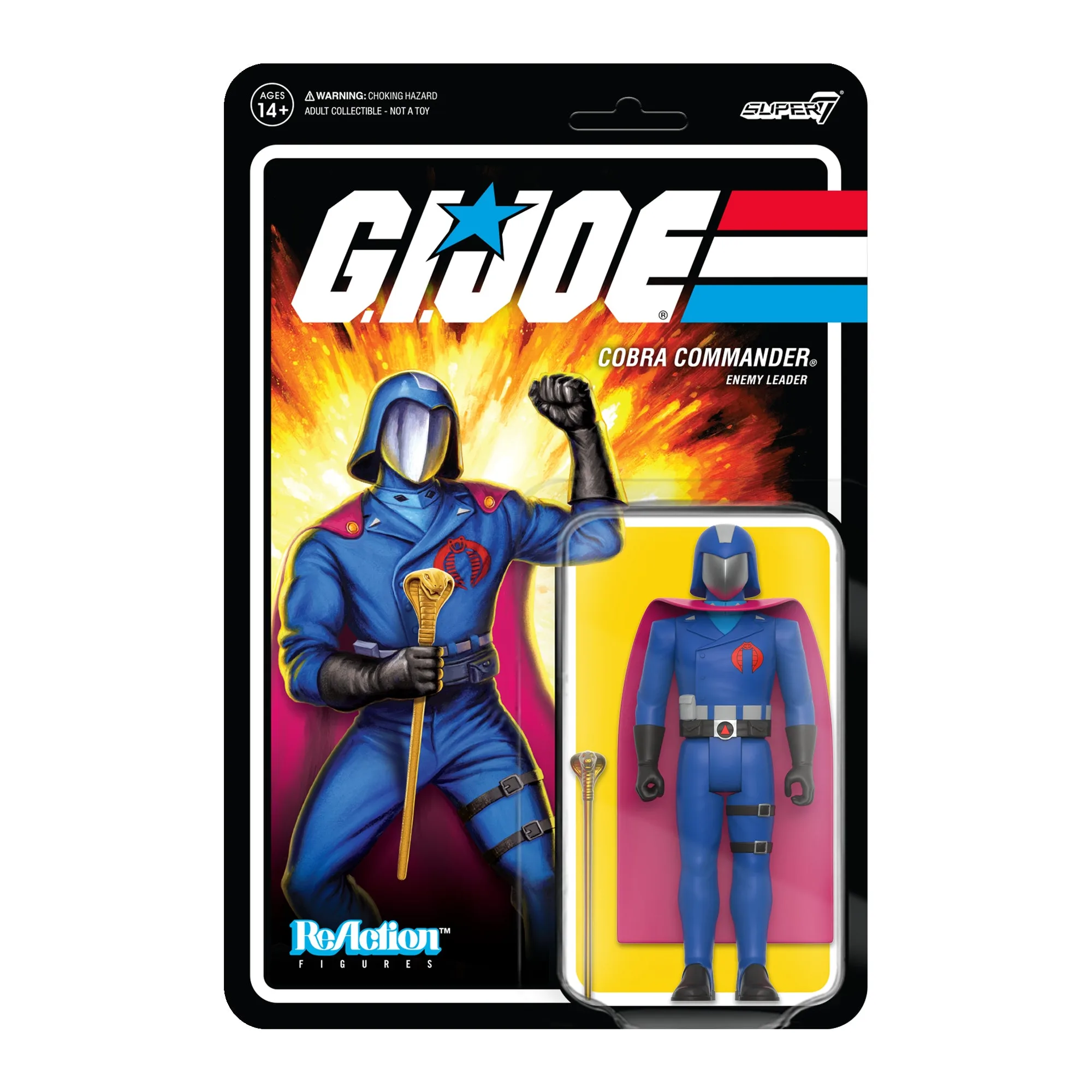 G.I. Joe ReAction Wave 4 - Cobra Commander (Umhang & Zepter)