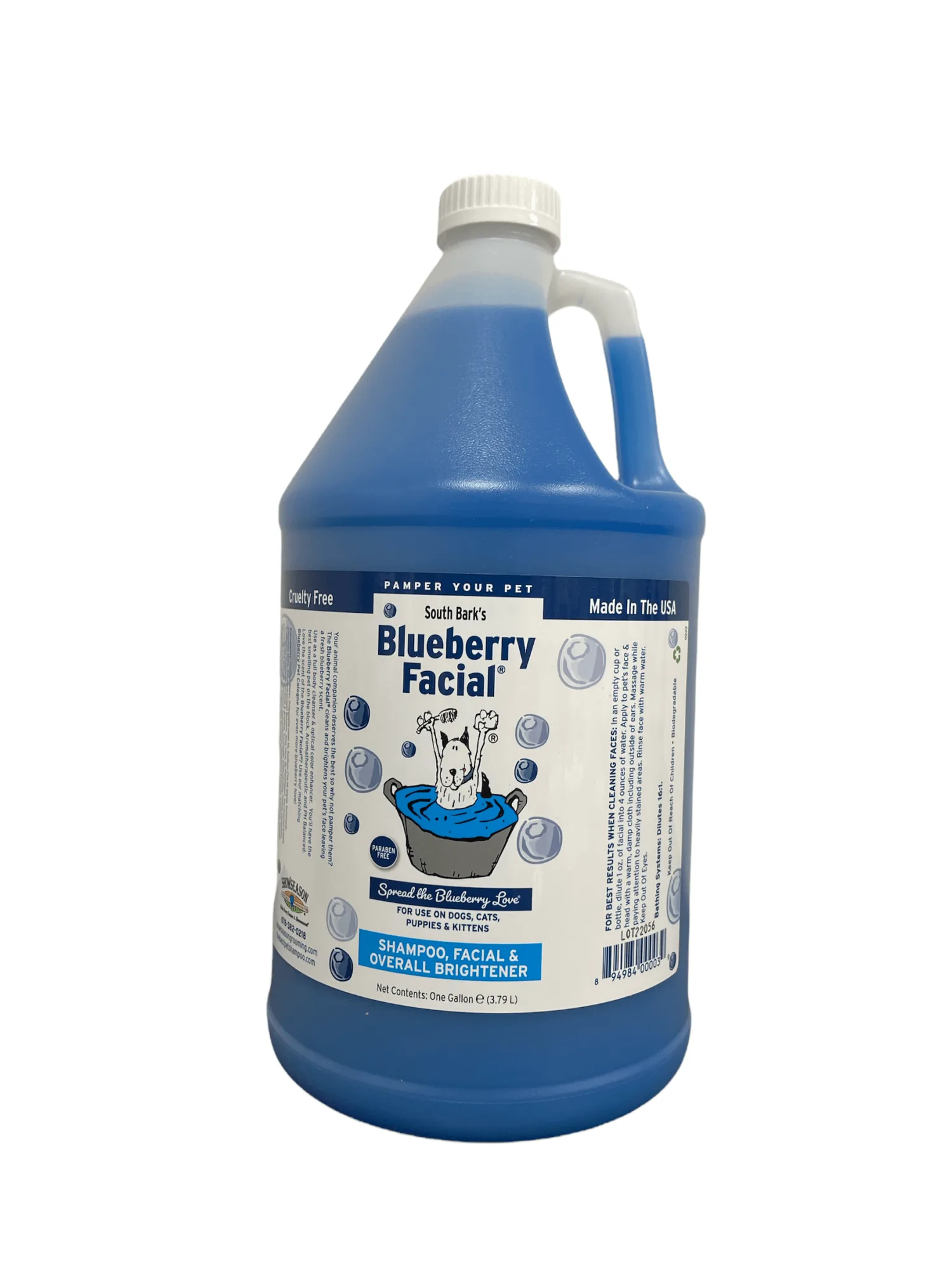 Showseason South Bark's Blueberry Facial-Gallon