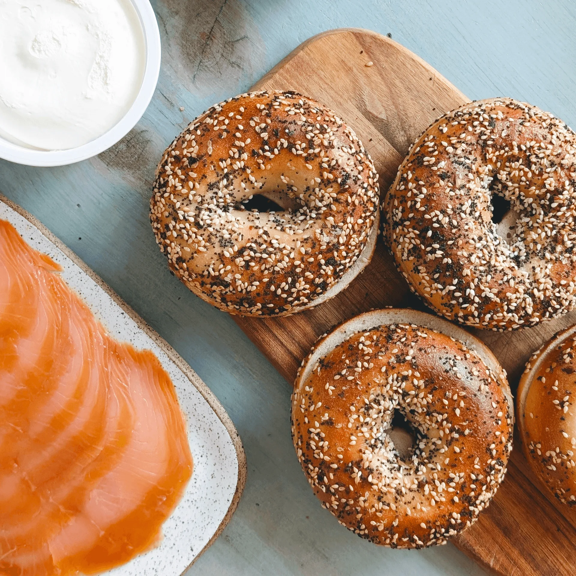 How to Build a Breakfast Board with Artisan Bagels, Waffles, and Pastries