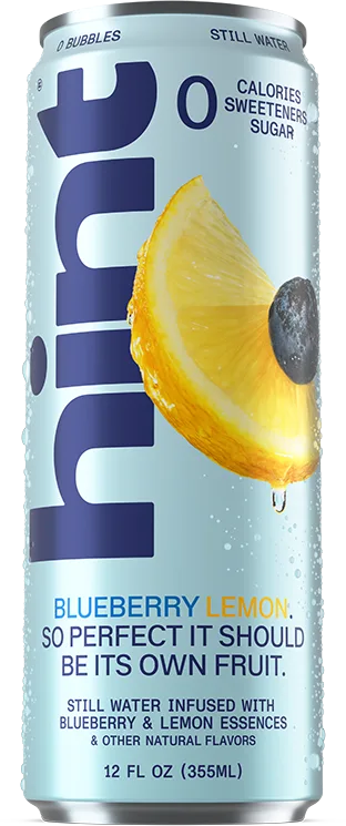 مياه hint® بلوبيري ليمون - 12 علبة 12 أونصة ساكنة