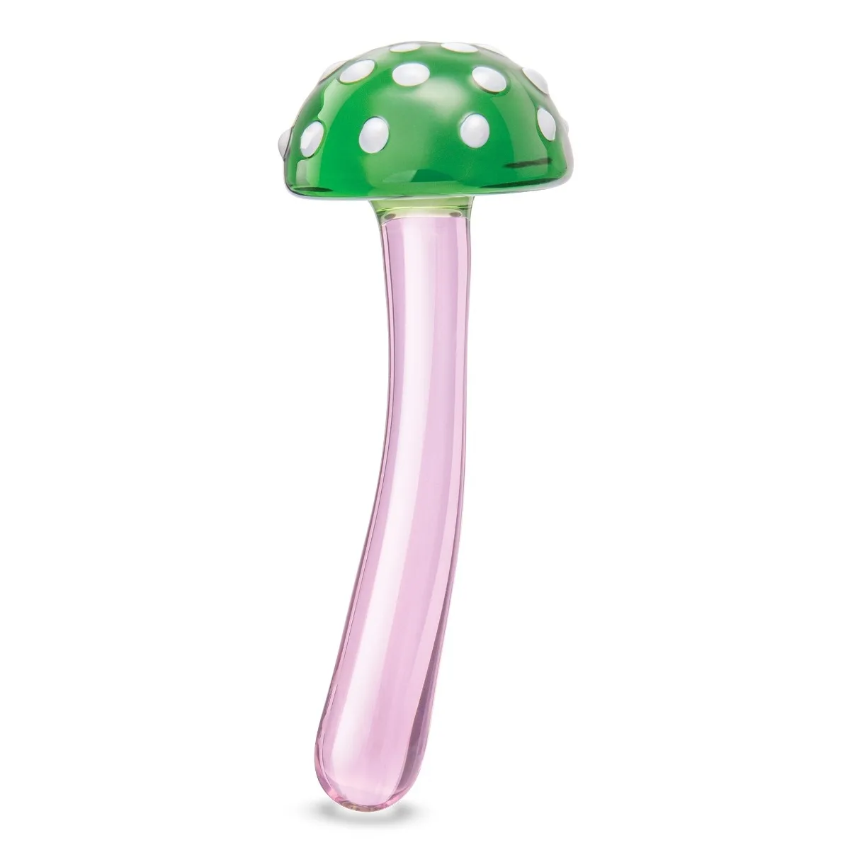 7.5 Inch Magic Mushroom Glass Dildo