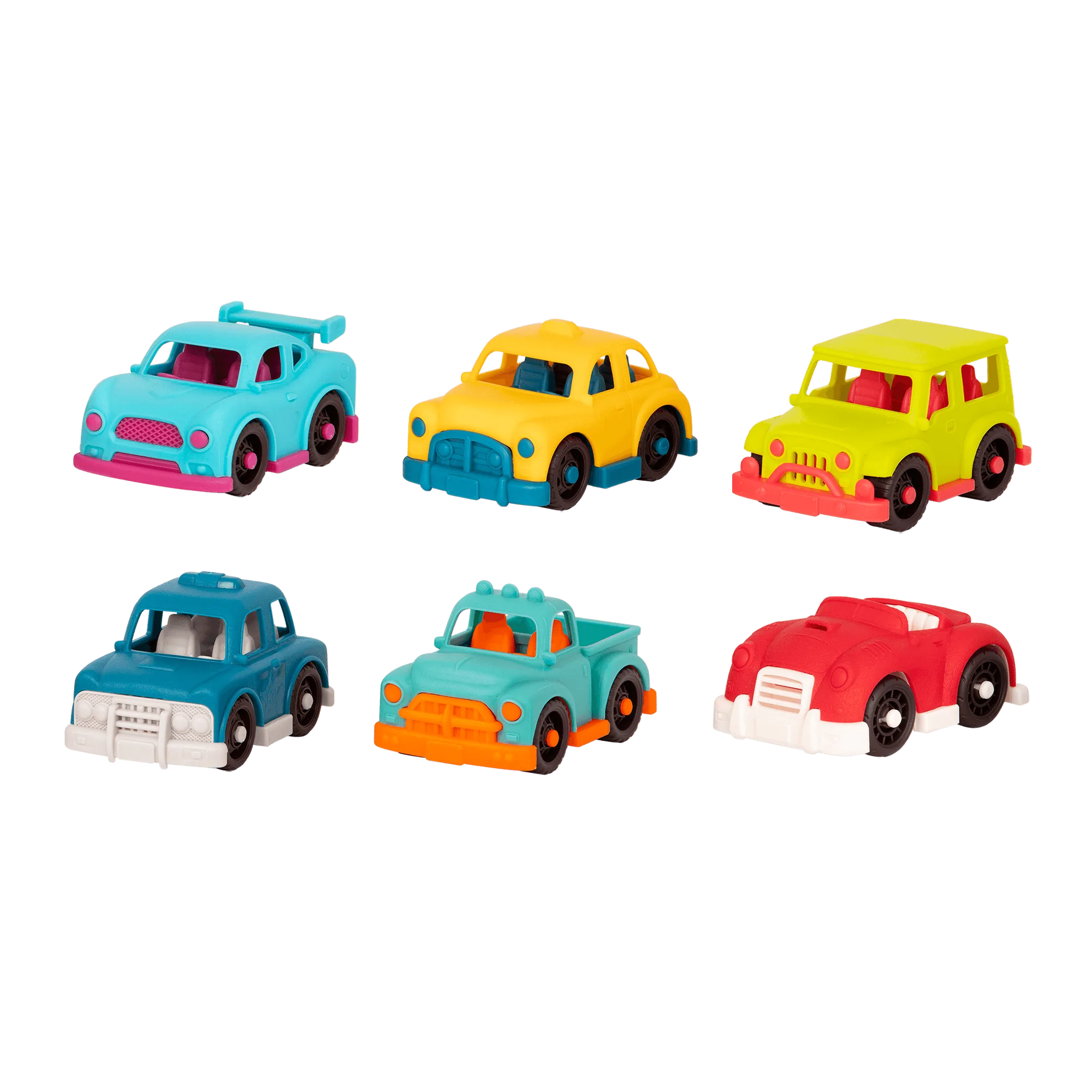 Happy Cruisers - 6 Mini Vehicles