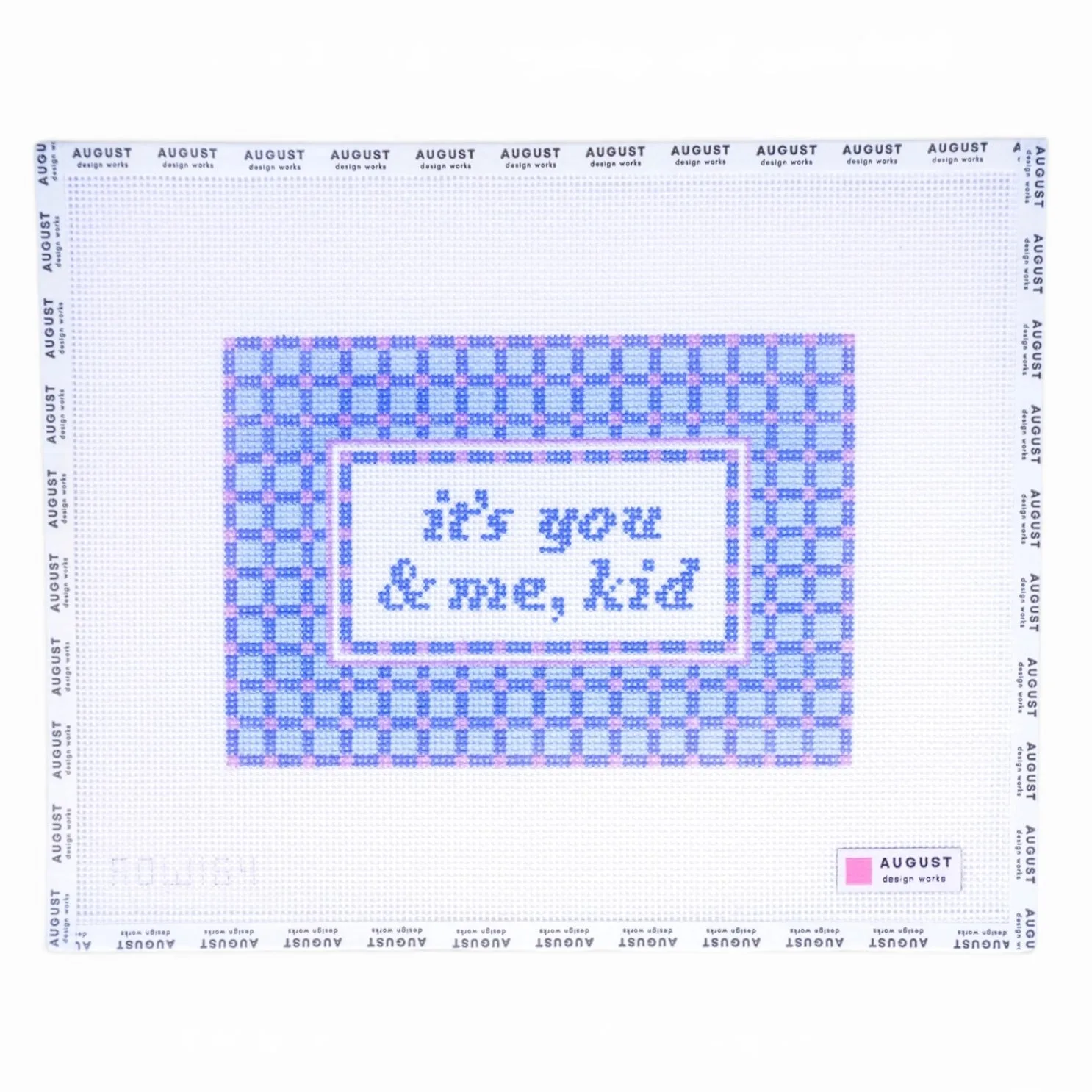 It's You & Me, Kid - Needlepoint Canvas (Wholesale)