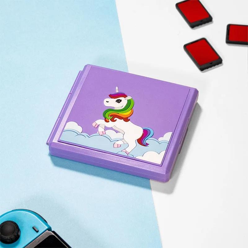 Numskull Nintendo Switch Compatible Unicorn Game Card Holder