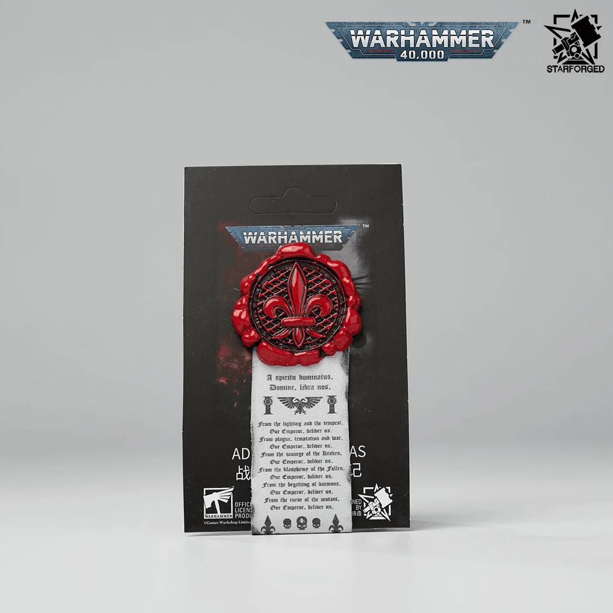 Starforged Warhammer 40,000 Adepta Sororitas Purity Seal Brooch