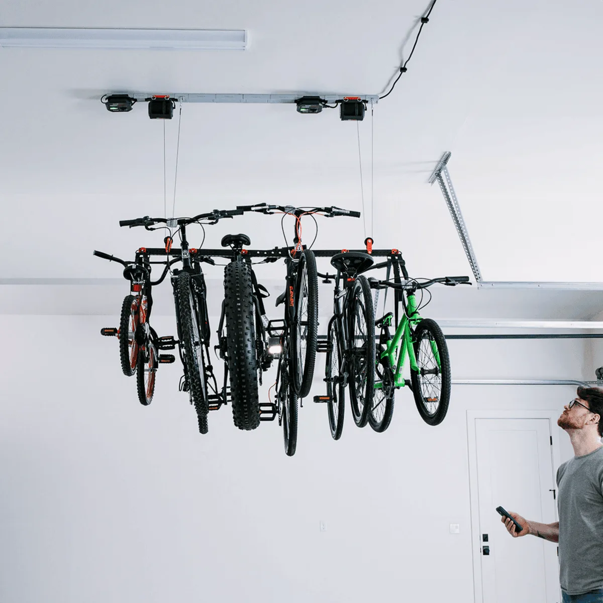 Sollevatore Multi-Bike XL: solleva due bici in sicurezza