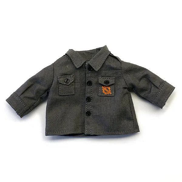 Grey BDU Shirt for 6" Squadts