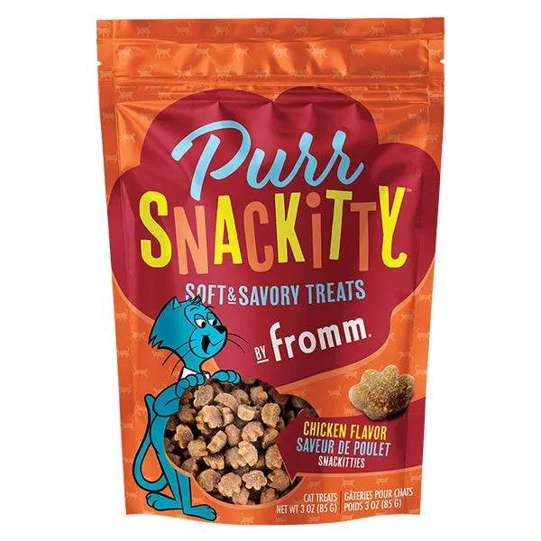 Fromm PurrSnacKitty Sabor Frango SnacKitties Guloseimas 3 OZ