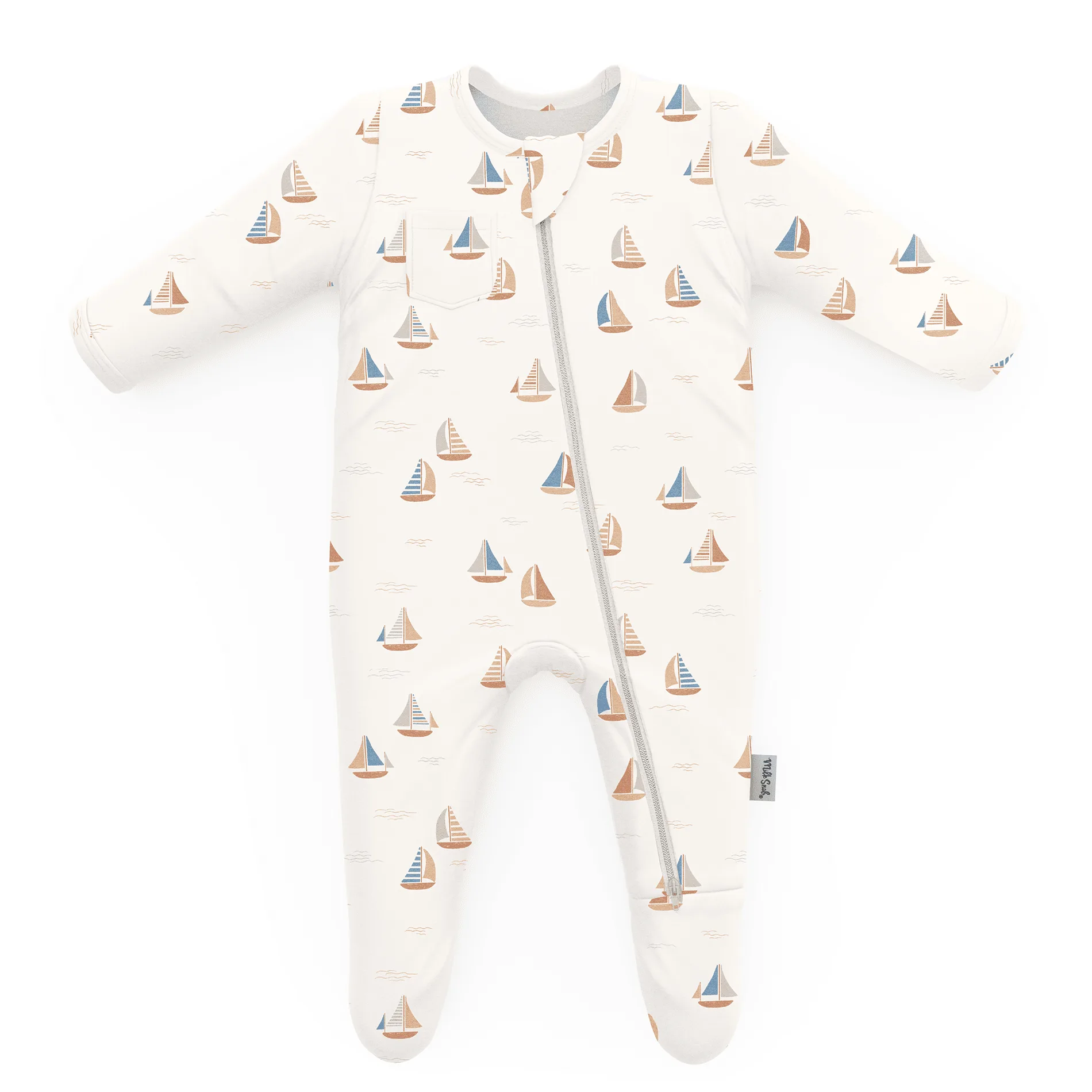 SEA BREEZE FOOTED JAMMIES