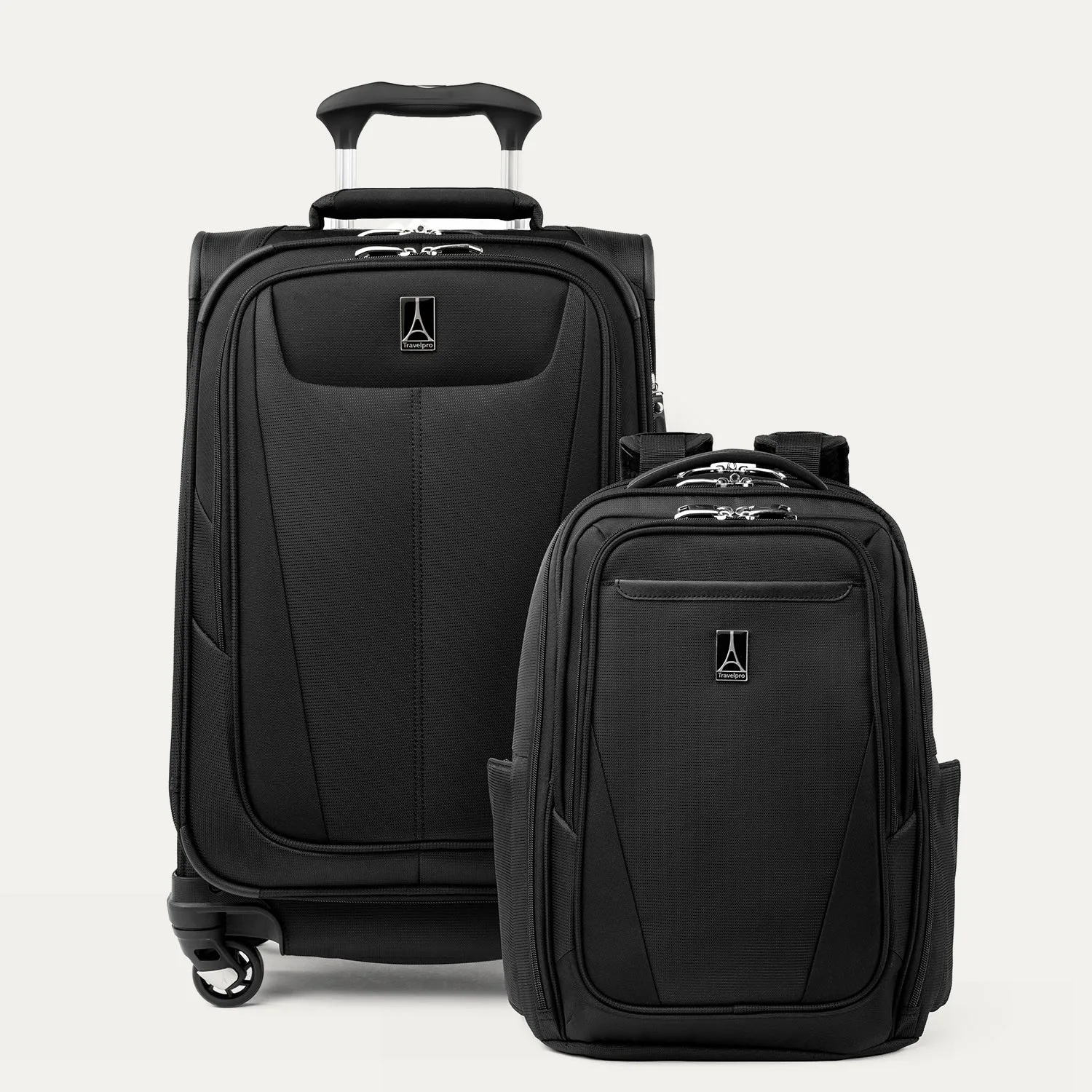 Ensemble bagage cabine et sac à dos ordinateur Maxlite : ce qui rentre dedans