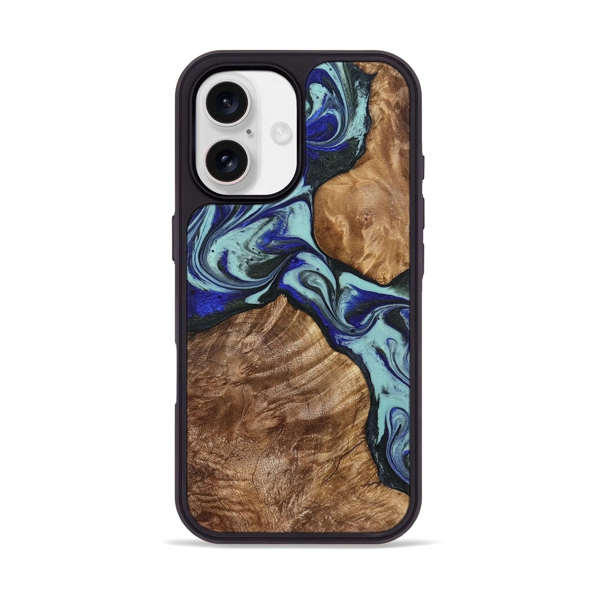 iPhone 17 Wood Phone Case - Jed (Green, 822660)