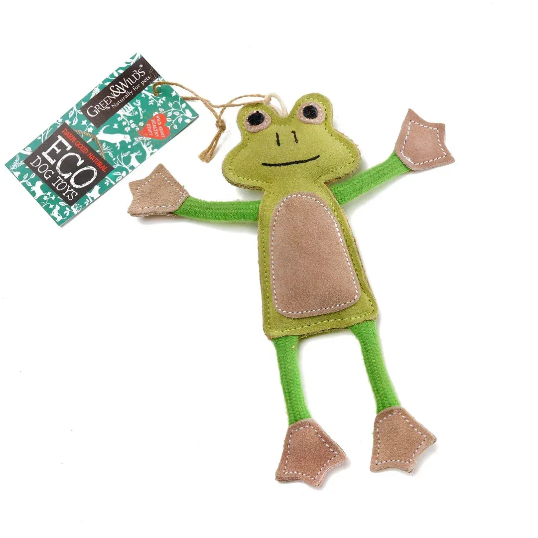 Green & Wild’s François Le Frog Eco Dog Toy