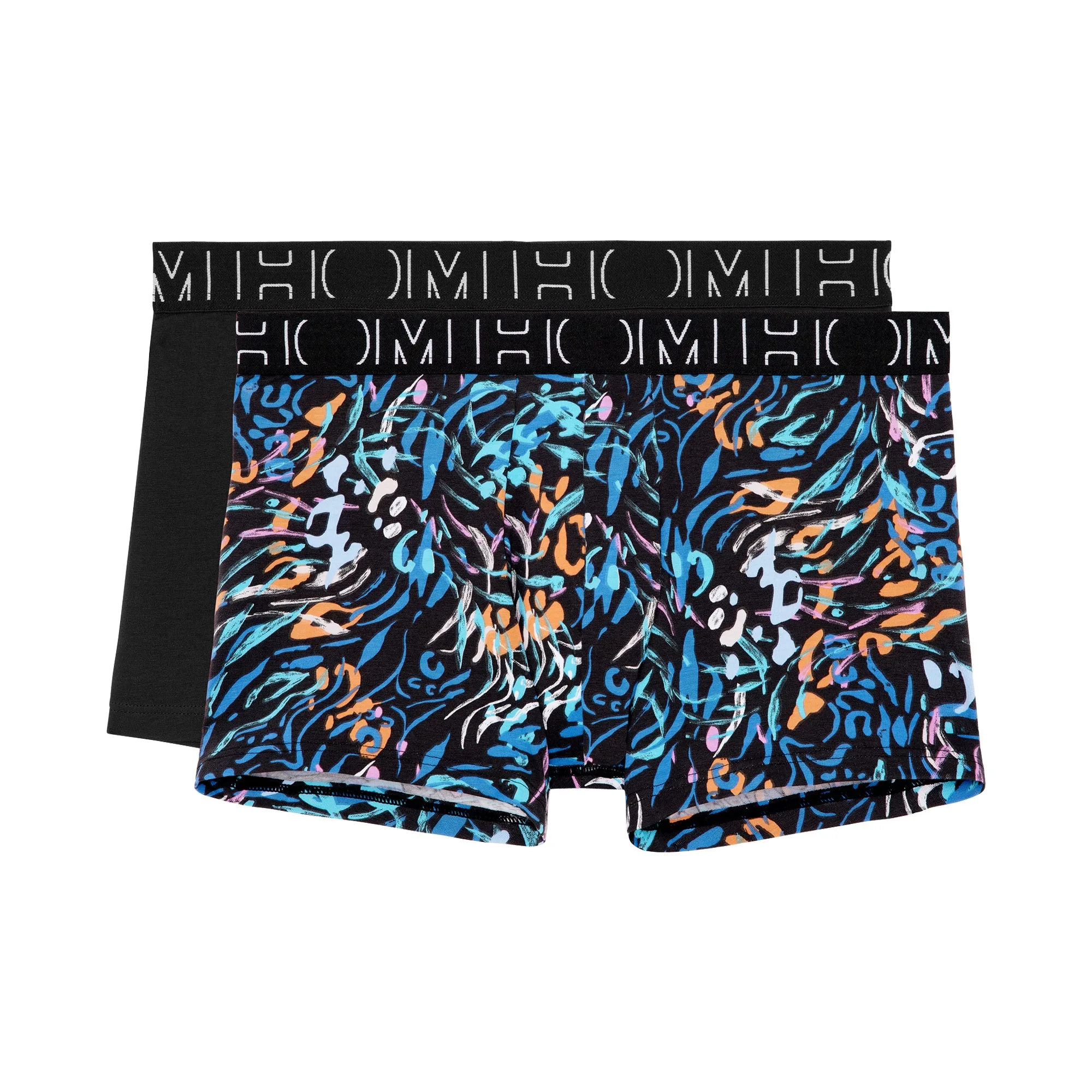 Vassily #2 Boxer Briefs 2-Pack | Black/Black Print 402662-D042