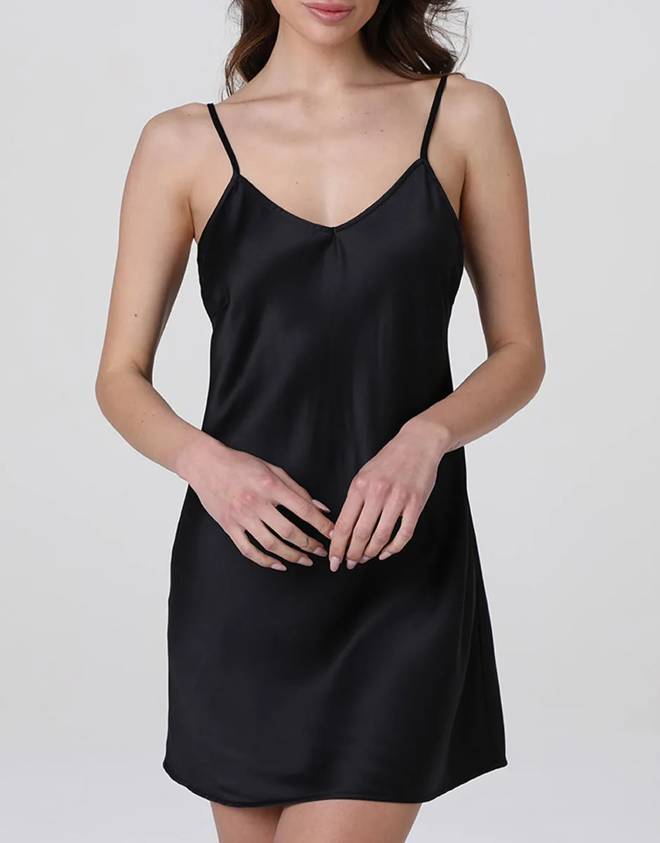 Sottoveste in satin, avorio
