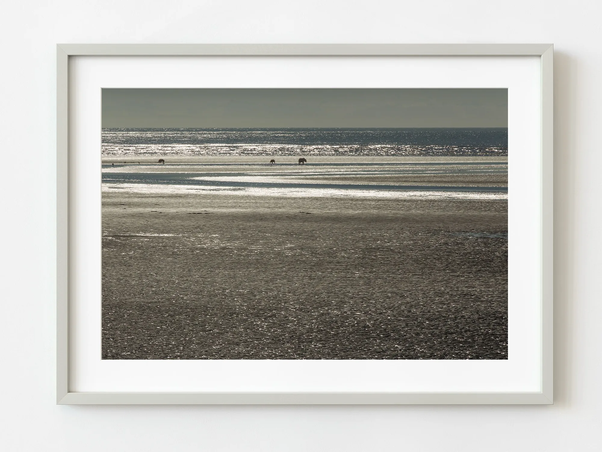 Brown bears in the distance Alaska | Limited Edition of 10